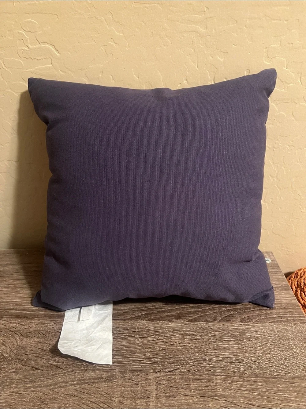 Target Bullseye Throw Pillow Pumpkin Fall Autumn Blue White NWT